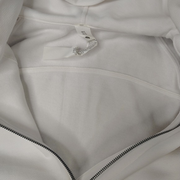 Lululemon Boston Bruins Scuba Hoodie Womens M/L White Oversized Half Zip NEW NWT - Picture 13 of 14